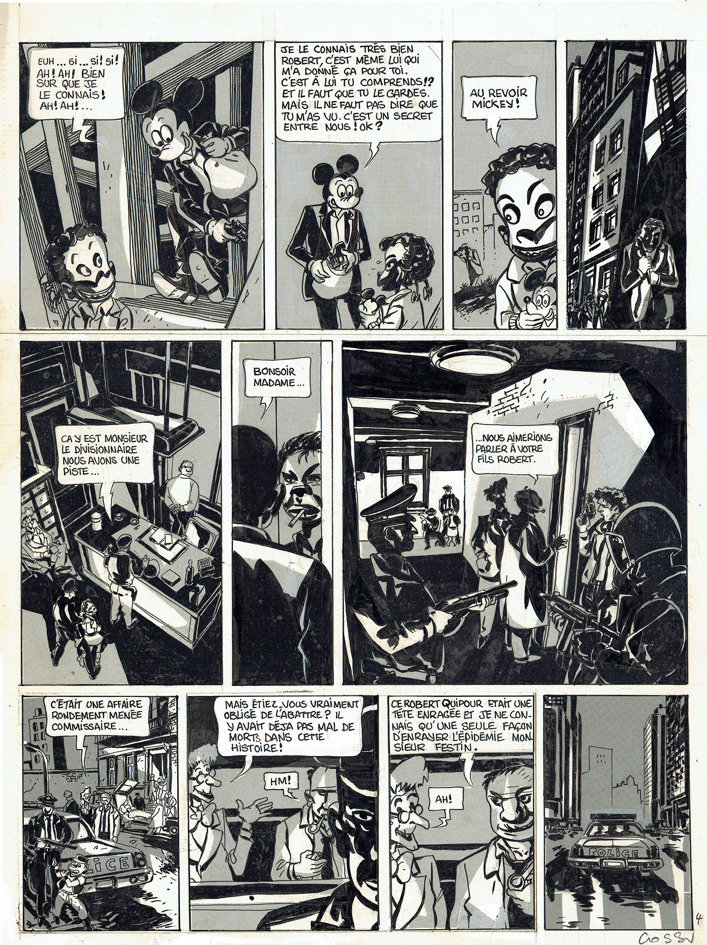 Antonio COSSU | Hold-up dans Bronx Avenue — Métal Hurlant n°118 — Page 4