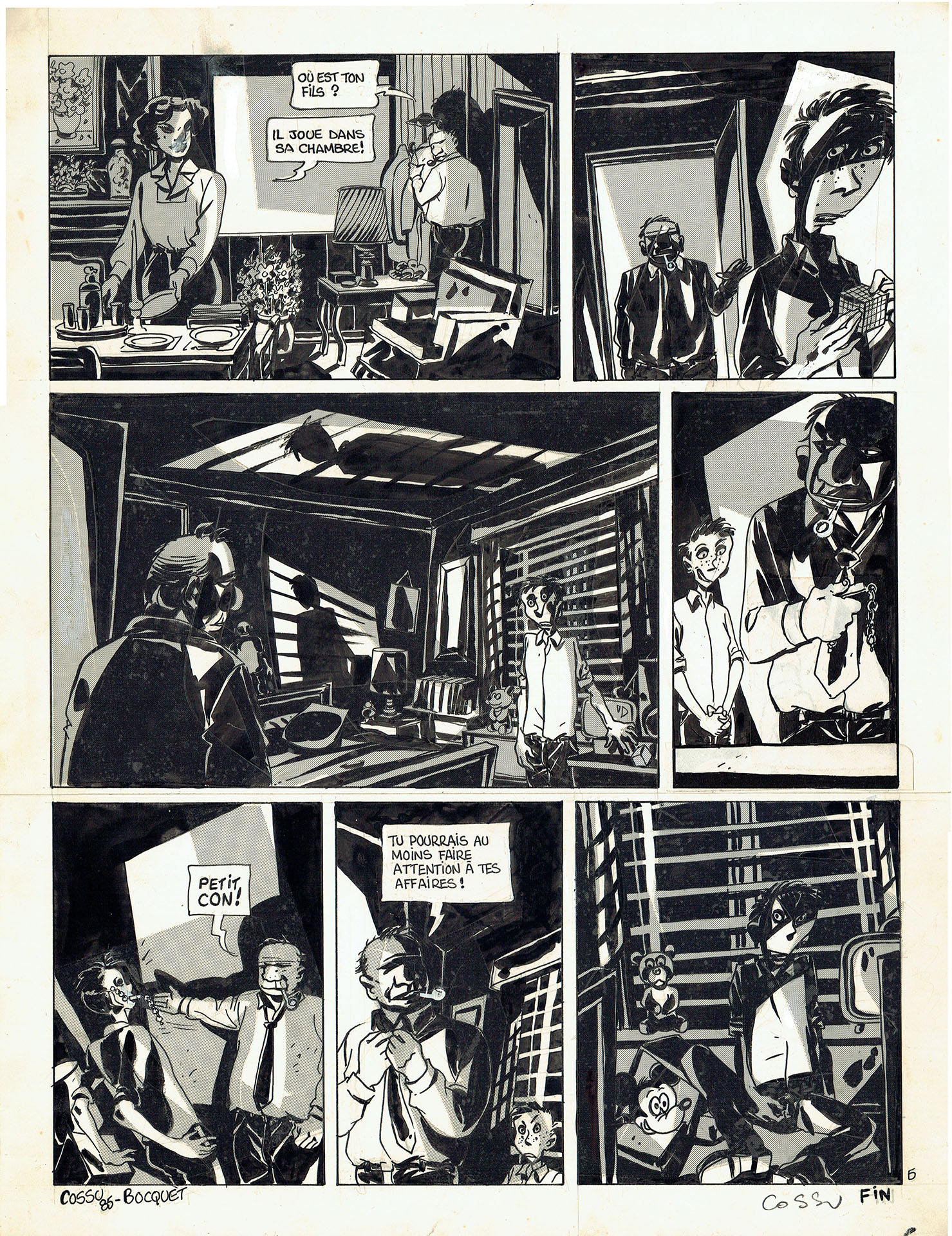 Antonio COSSU — Hold-up dans Bronx Avenue — Métal Hurlant n°118 — Page 5 Antonio COSSU — Hold-up dans Bronx Avenue — Métal Hurlant n°118 — Page 5
