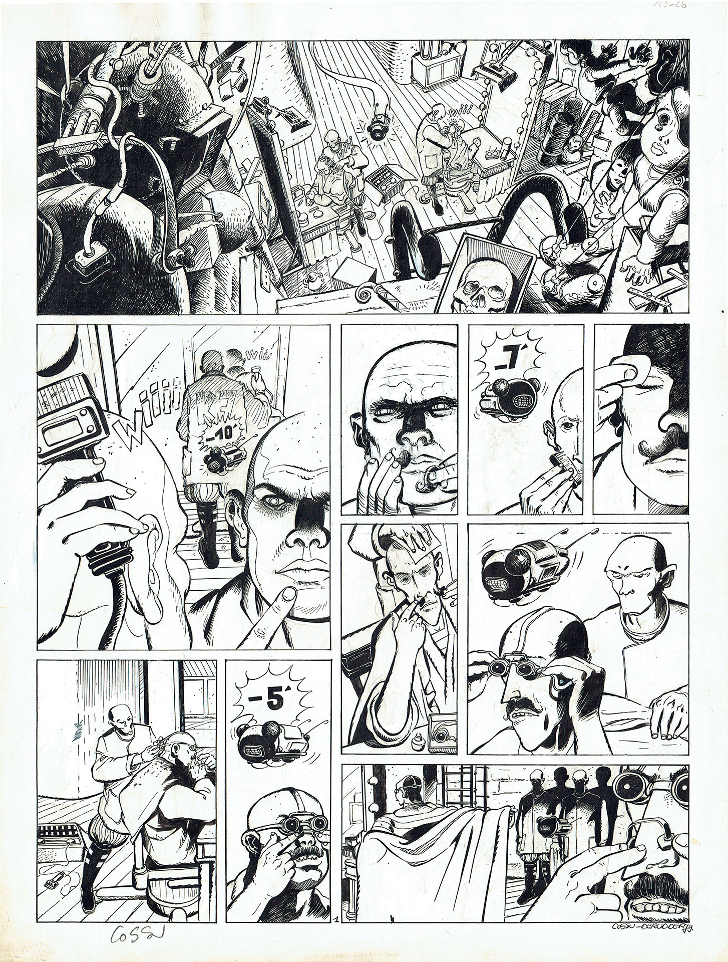 Antonio COSSU | L’important dans la vie … — Métal Hurlant n°66 — Page 1