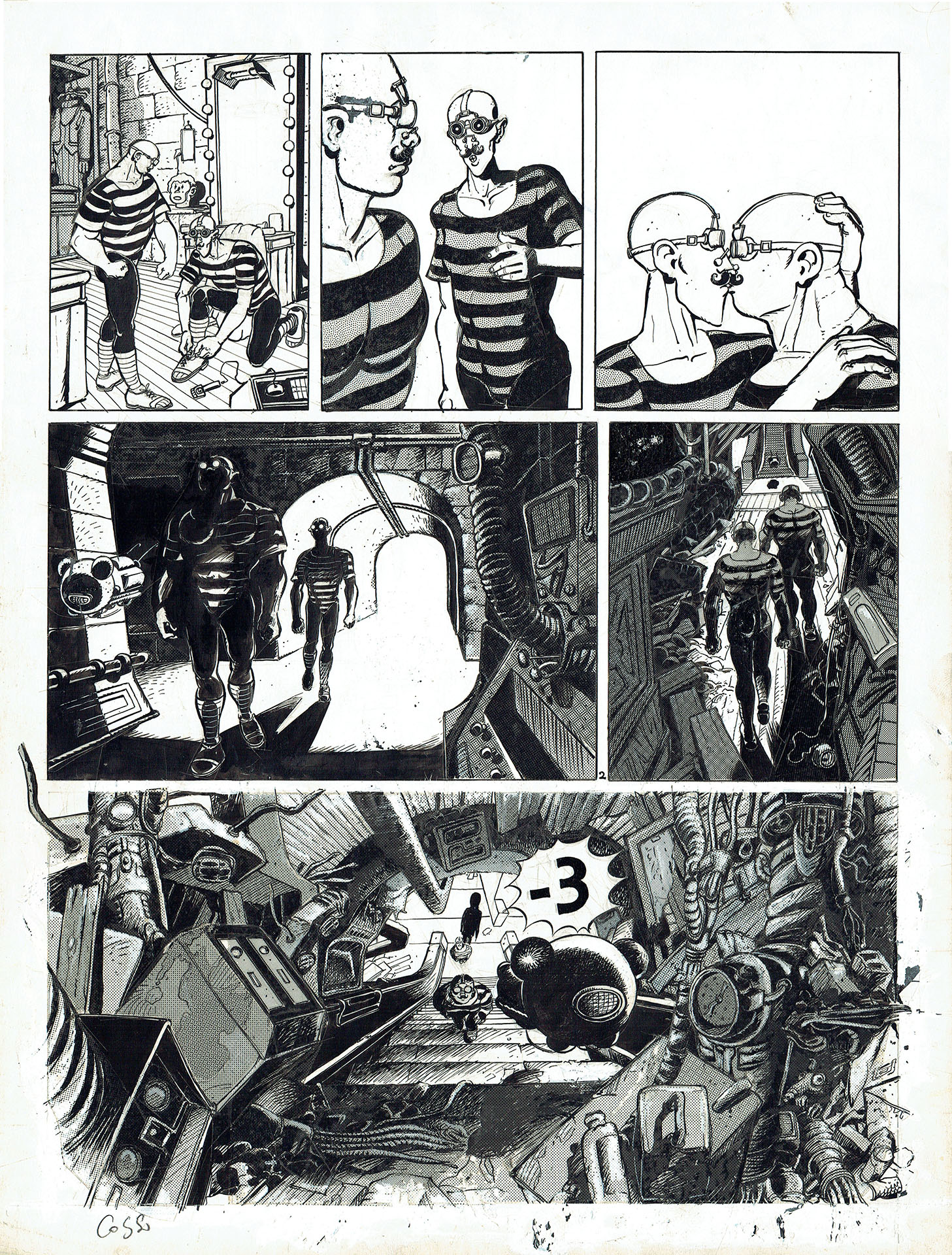 Antonio COSSU | L’important dans la vie … — Métal Hurlant n°66 — Page 2