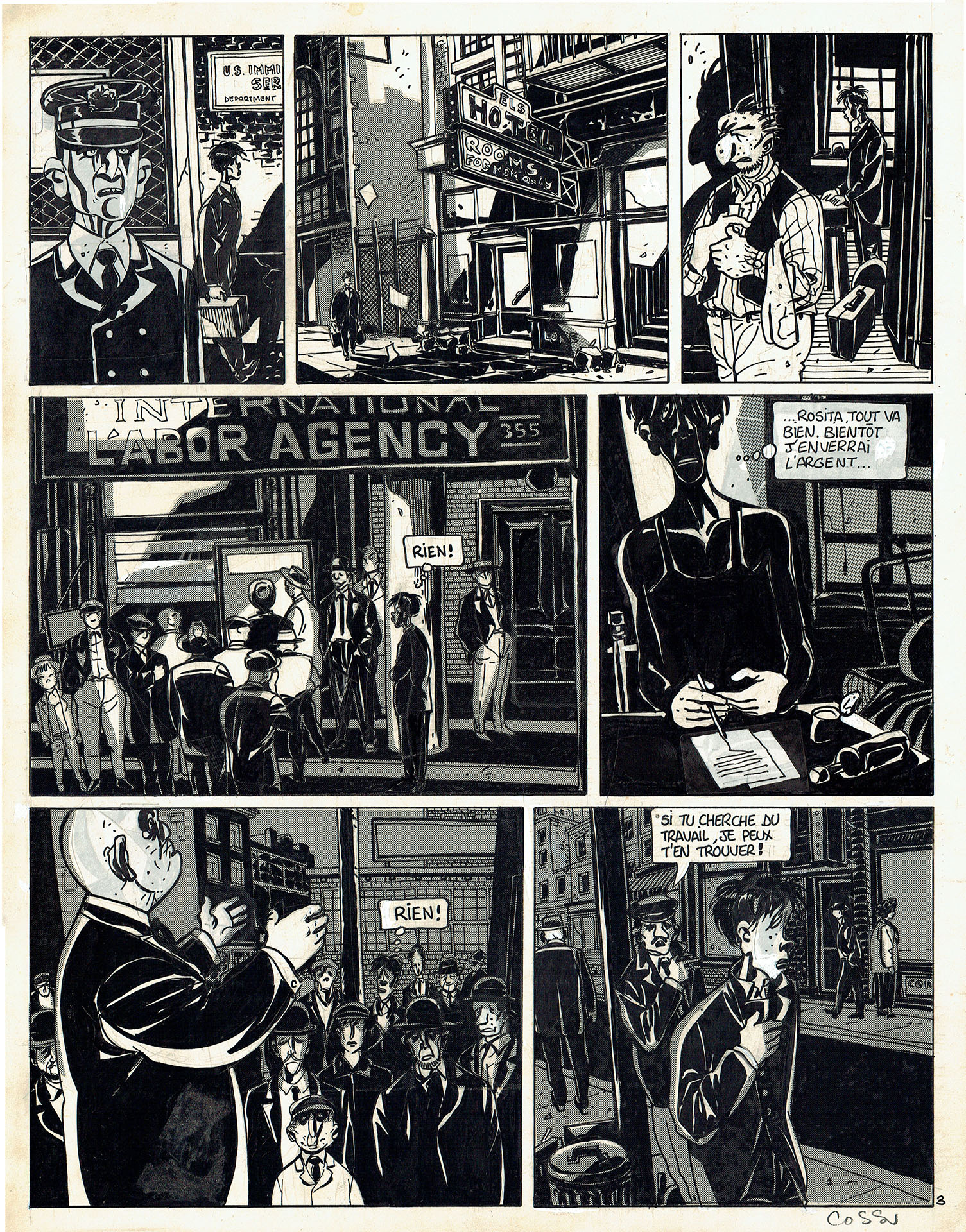 Antonio COSSU — La vie de Pedro — Métal Hurlant n°98 — Page 3 Antonio COSSU — La vie de Pedro — Métal Hurlant n°98 — Page 3