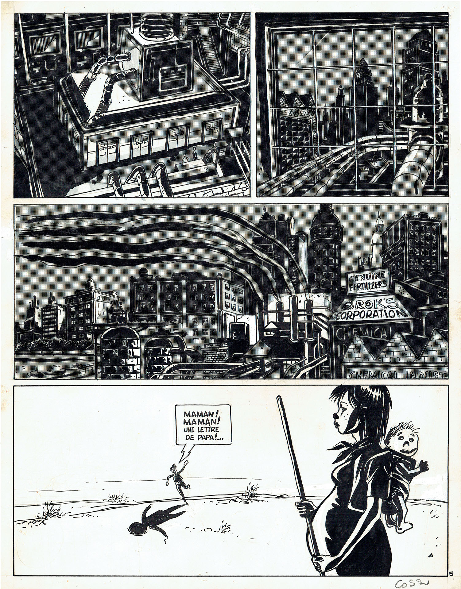 Antonio COSSU — La vie de Pedro — Métal Hurlant n°98 — Page 5 Antonio COSSU — La vie de Pedro — Métal Hurlant n°98 — Page 5