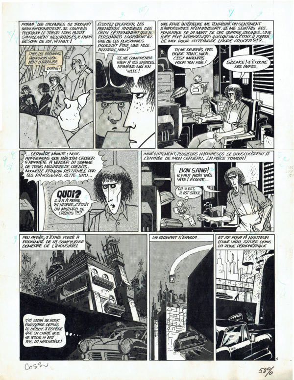 Antonio COSSU — Nick Rasta – L’affaire Laure Croser — Spirou "Spécial 81" — Page 5