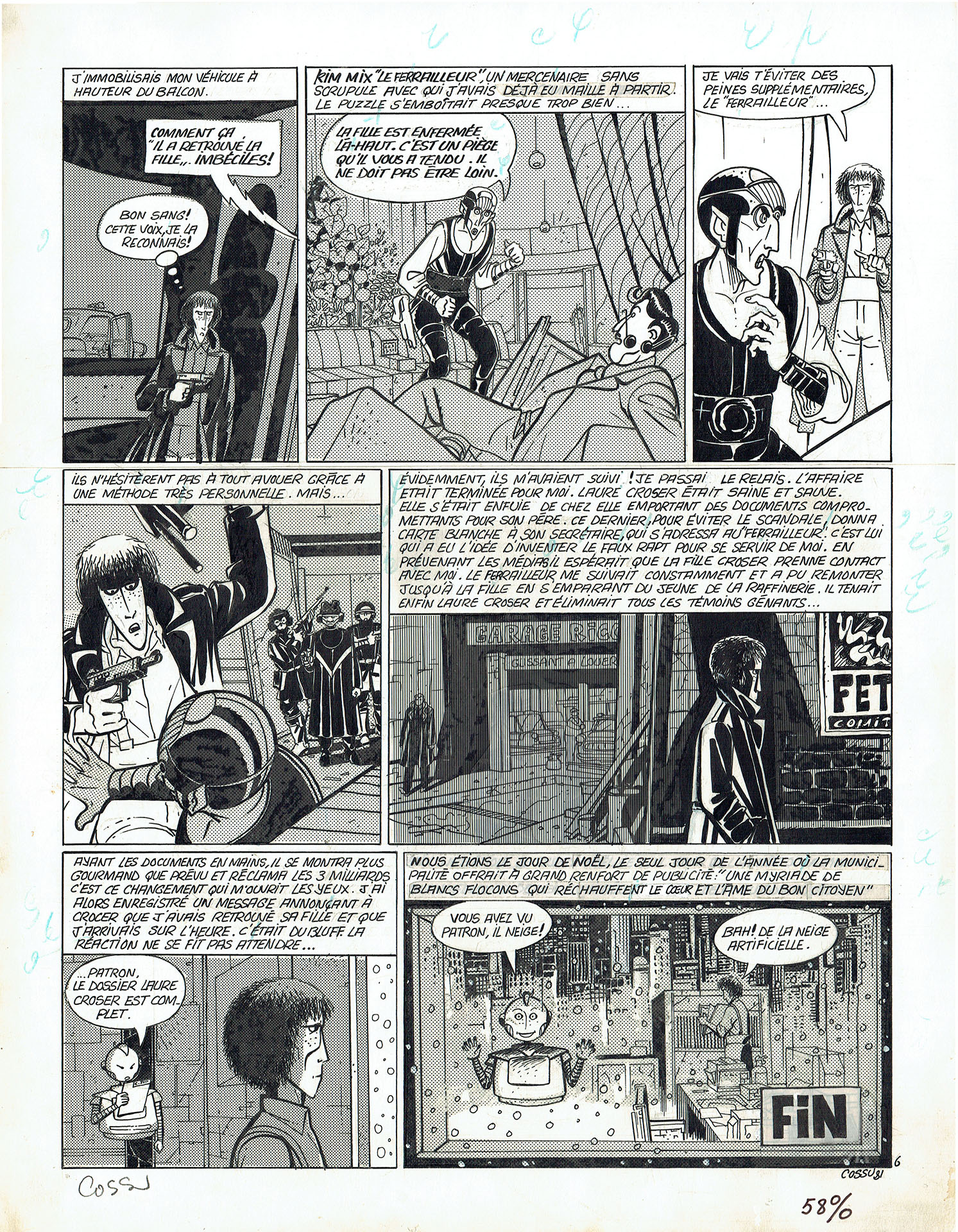 Antonio COSSU — Nick Rasta – L’affaire Laure Croser — Spirou "Spécial 81" — Page 6 Antonio COSSU — Nick Rasta – L’affaire Laure Croser — Spirou "Spécial 81" — Page 6