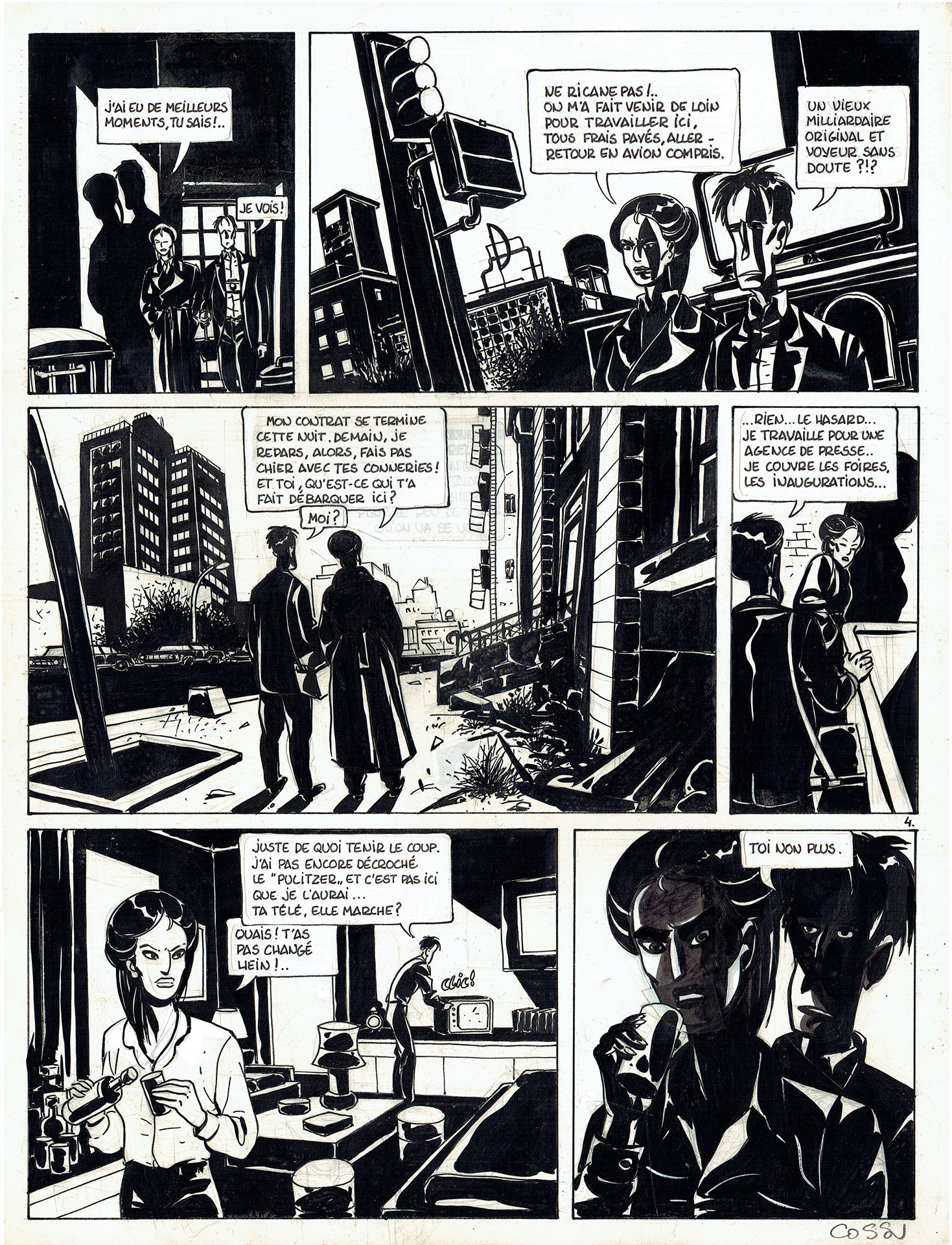 Antonio COSSU | No Man’s Land — Métal Hurlant n°99 — Page 4