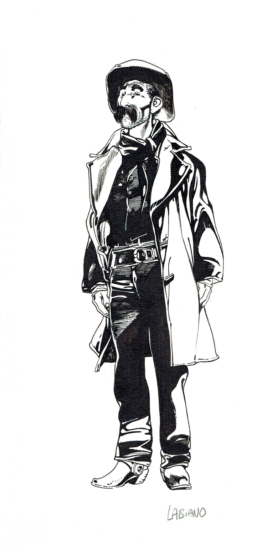Hugues LABIANO — Desert Star — Book 3 - Cowoy illustration