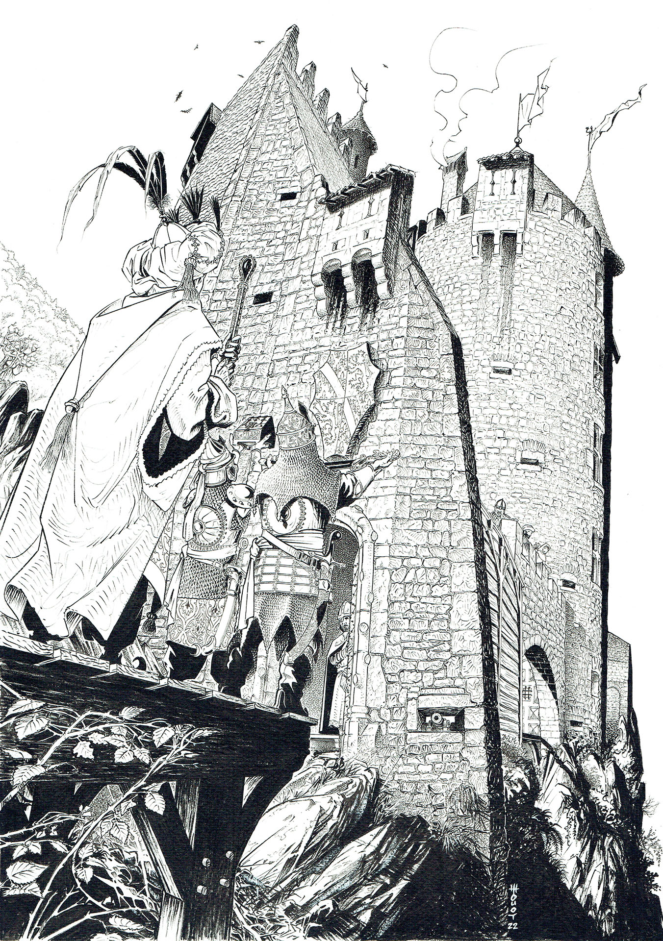 André HOUOT | Asile ! — Chapitre 2 - l'asile isole — Page 