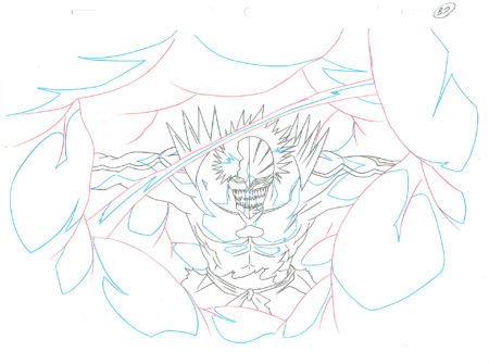  KUBO Tite - BLEACH | 638 – Bleach – Ichigo Kurosaki in his Hollow form – Douga B7 — Page 