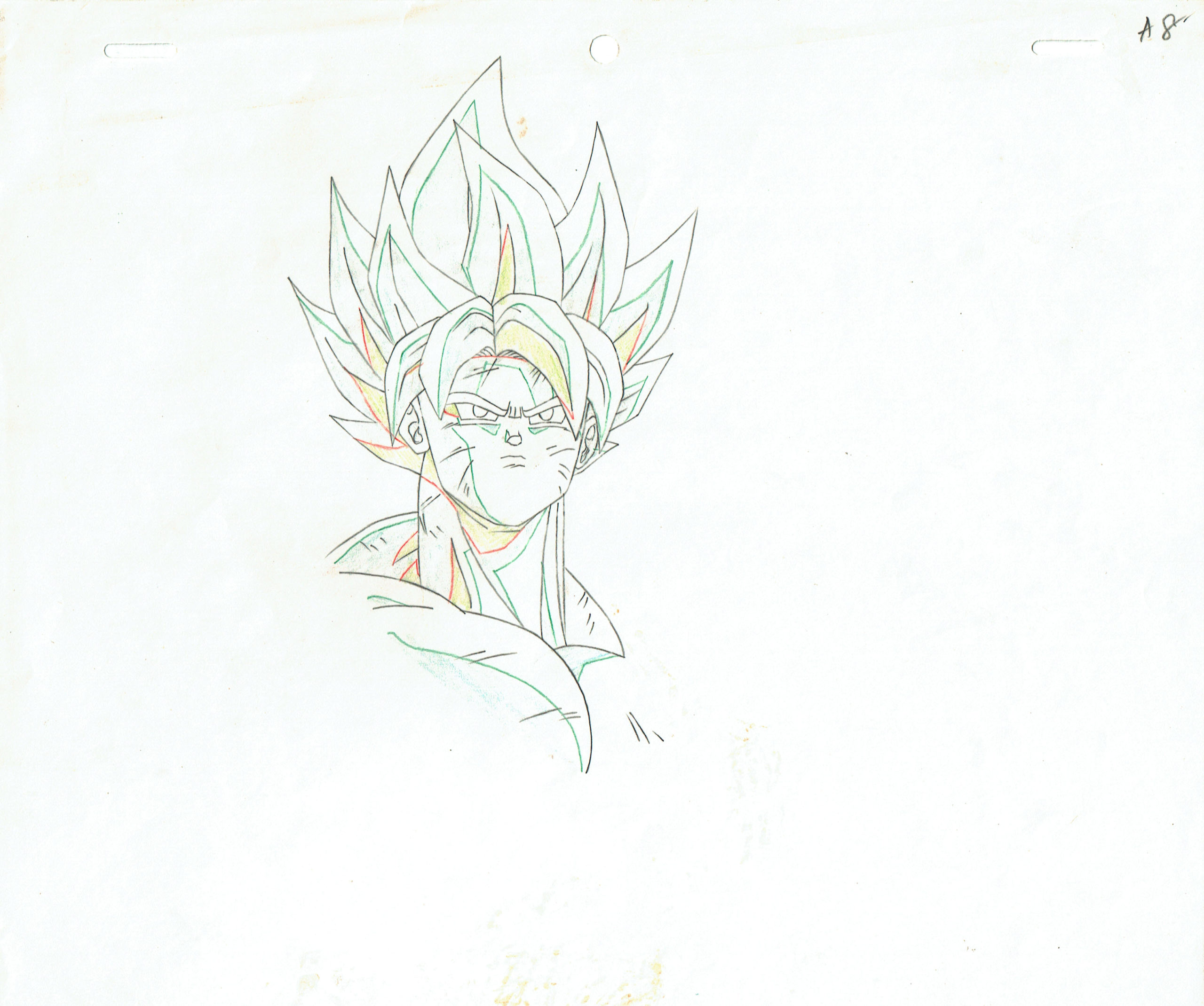  DRAGON BALL | 795 – Son Goku en Super Saiyan – A8 — DBZ — Page 