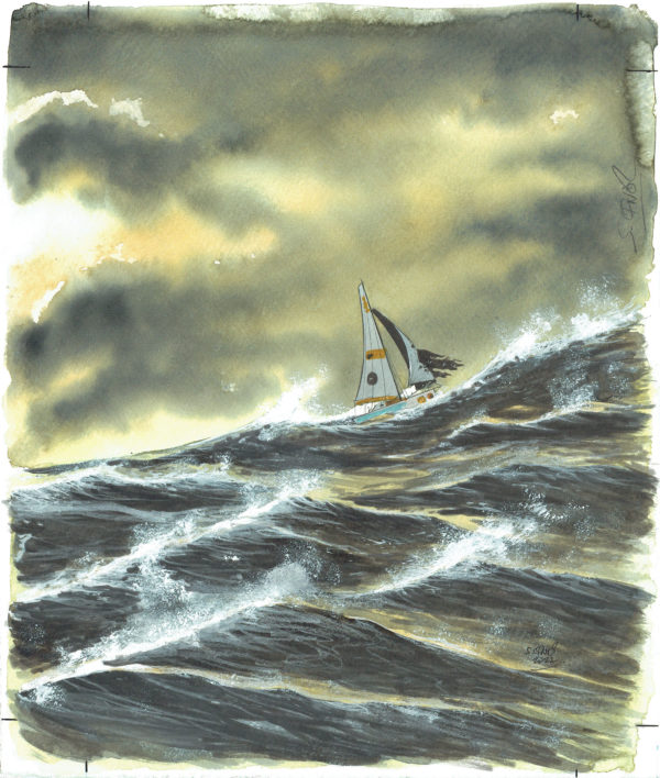 Serge FINO — Alone at sea — Book 4 — Page Cover