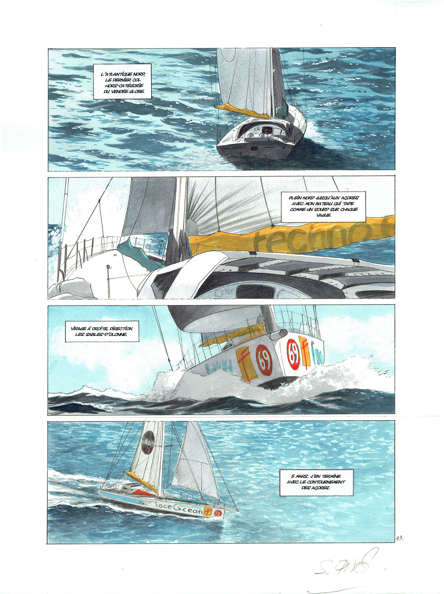 Serge FINO | Alone at sea — Book 4 — Page 43