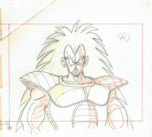 1001  Raditz  Genga A1 Comic Art