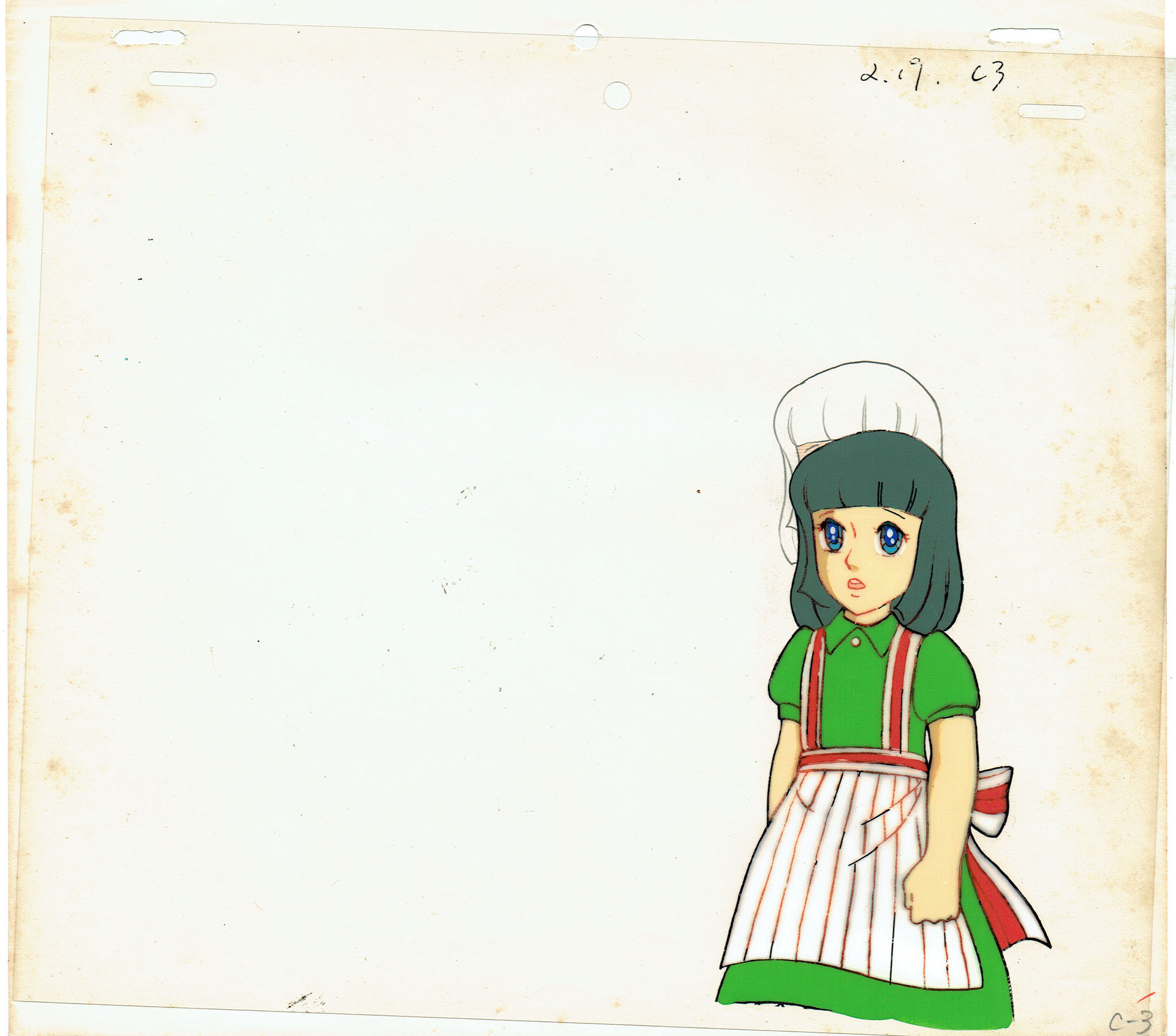  IGARASHI Yumiko - CANDY CANDY | 425 – Annie Brighton – Production cel C3 — Episode 3 — Page 