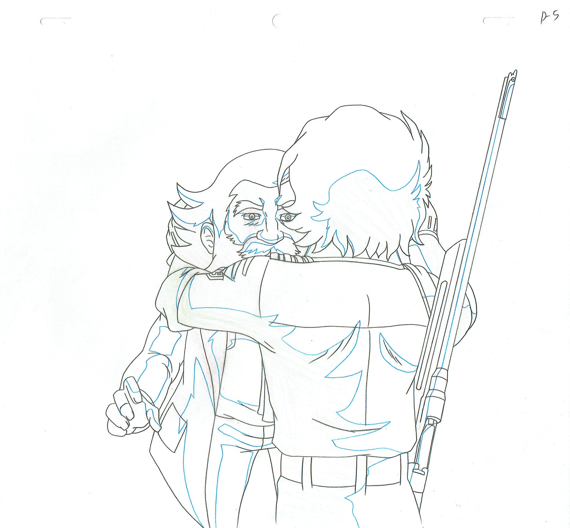 MATSUMOTO Leiji - SUBMARINE SUPER 99 — 966 – Docteur Juzo Oki et Susumu Oki – Doga – D5