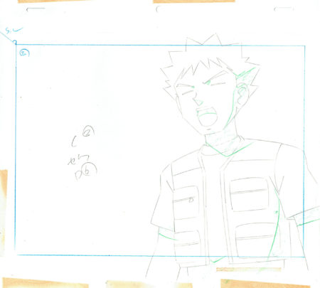  SUGIMORI Ken - POKEMON — genga – Brock – Pokemon – 996
