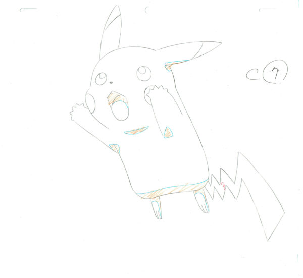 SUMIGORI Ken - POKEMON The Series — 999 – Pikachu – Genga – C7