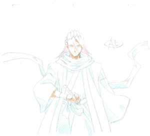genga – Byakuya Kuchiki – Bleach – 1051 Comic Art
