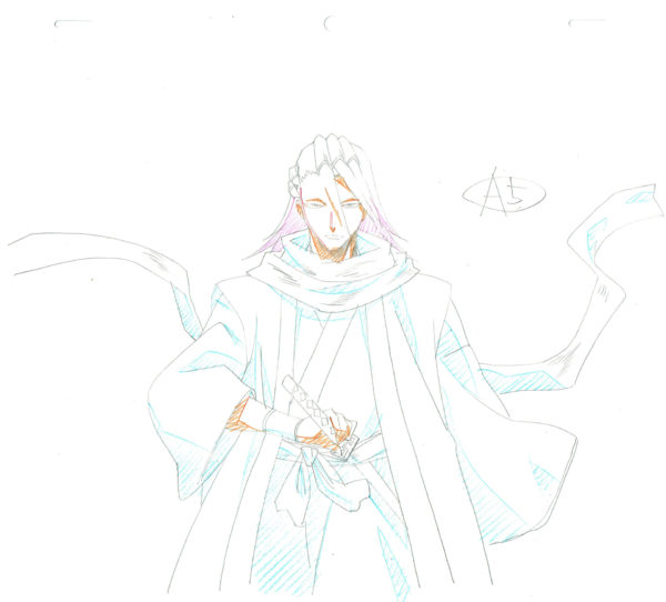 KUBO Tite - BLEACH — 1051 – Bleach – Byakuya Kuchiki – Genga