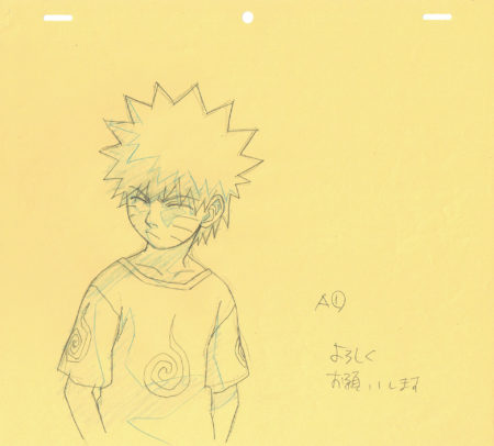  KISHIMOTO Masashi - NARUTO | 415 – Naruto Shippuden – Naruto as a child – correction genga — Page 