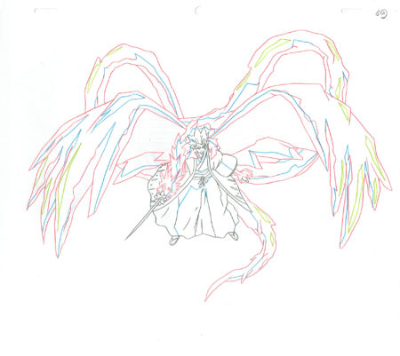  KUBO Tite - BLEACH | 676 – Toshiro Hitsugaya Bankai mode – Douga (B2) — Page 