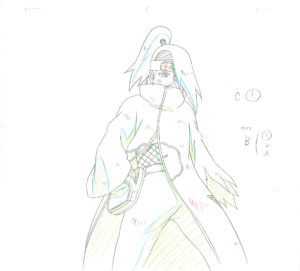 713  Naruto Shippuden  Deidara (Akatsuki)  Genga Comic Art