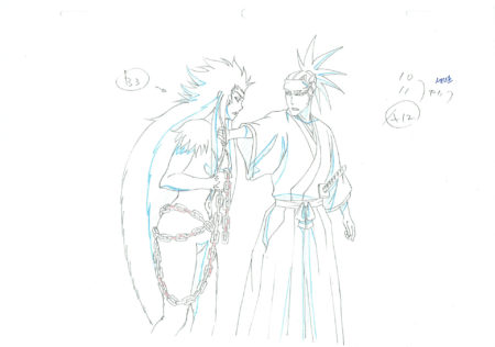  KUBO Tite - BLEACH | 729 – Renji et Zabimaru (Saru) – Genga (A12) — Page 