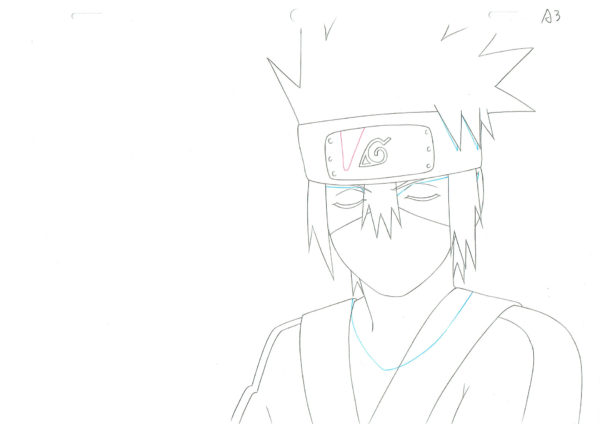 KISHIMOTO Masashi - NARUTO — 749 – Kakashi jeune — Doga - A3