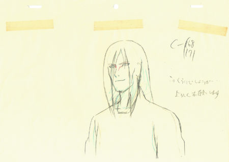  KISHIMOTO Masashi - NARUTO | 750 – Naruto Shippuden – Orochimaru – correction genga — Page 