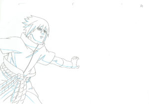 844  Naruto Shippuden  Sasuke Uchiha  Douga Comic Art