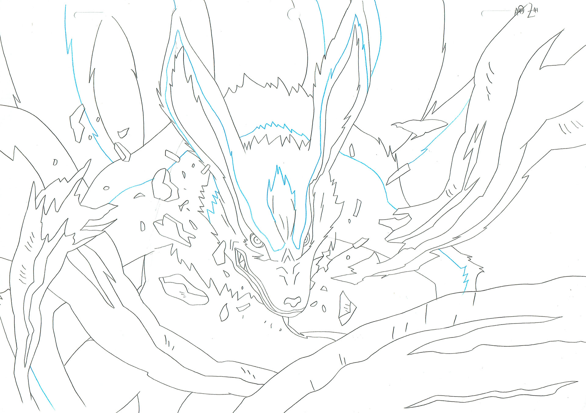 KISHIMOTO Masashi - NARUTO — 850 – Naruto Shippuden – Kyubi – Douga