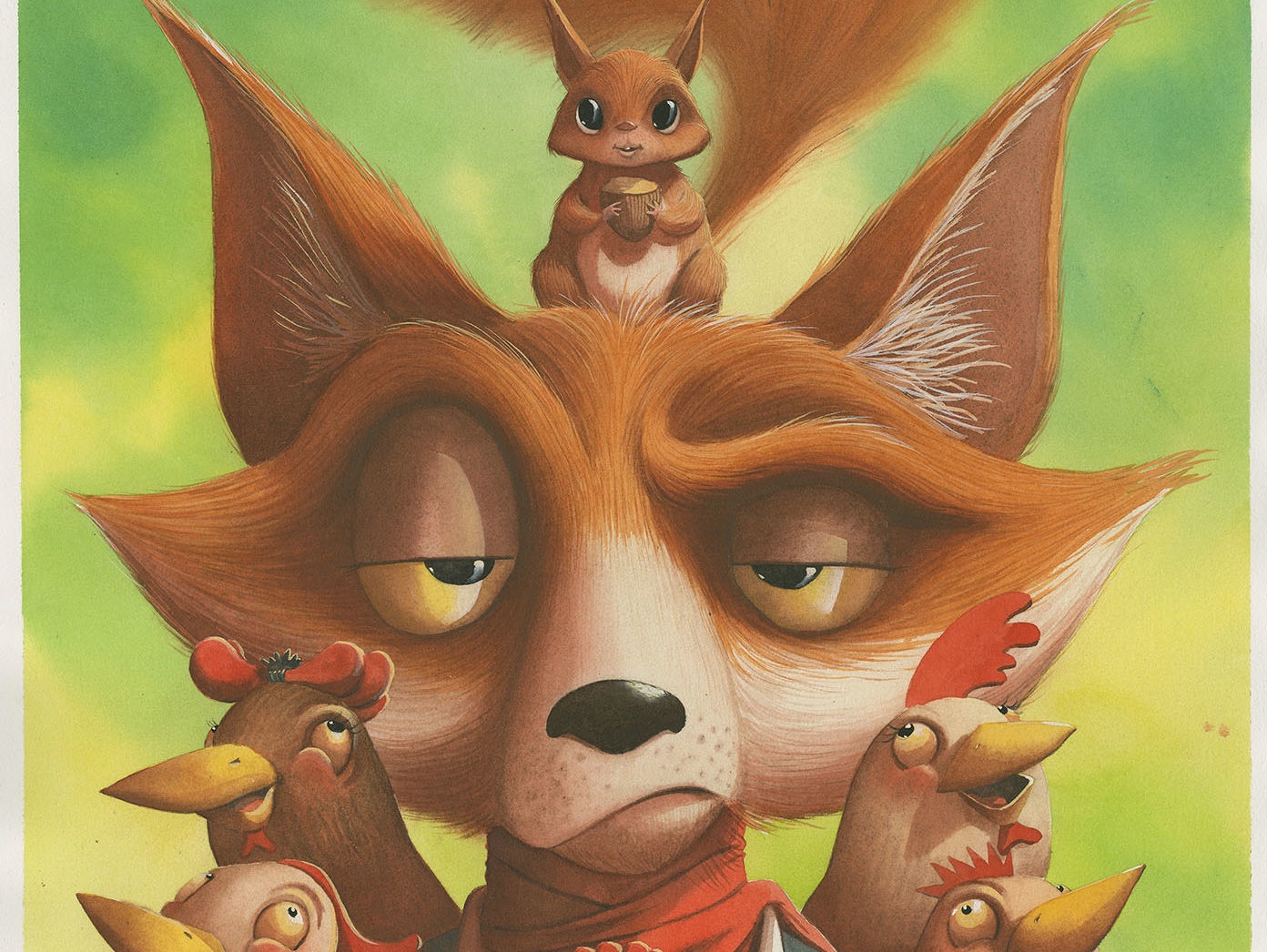 Thibault PRUGNE — Renard, Marcel et les poulettes — Tome 2 - Recherche de couverture Thibault PRUGNE — Renard, Marcel et les poulettes — Tome 2 - Recherche de couverture