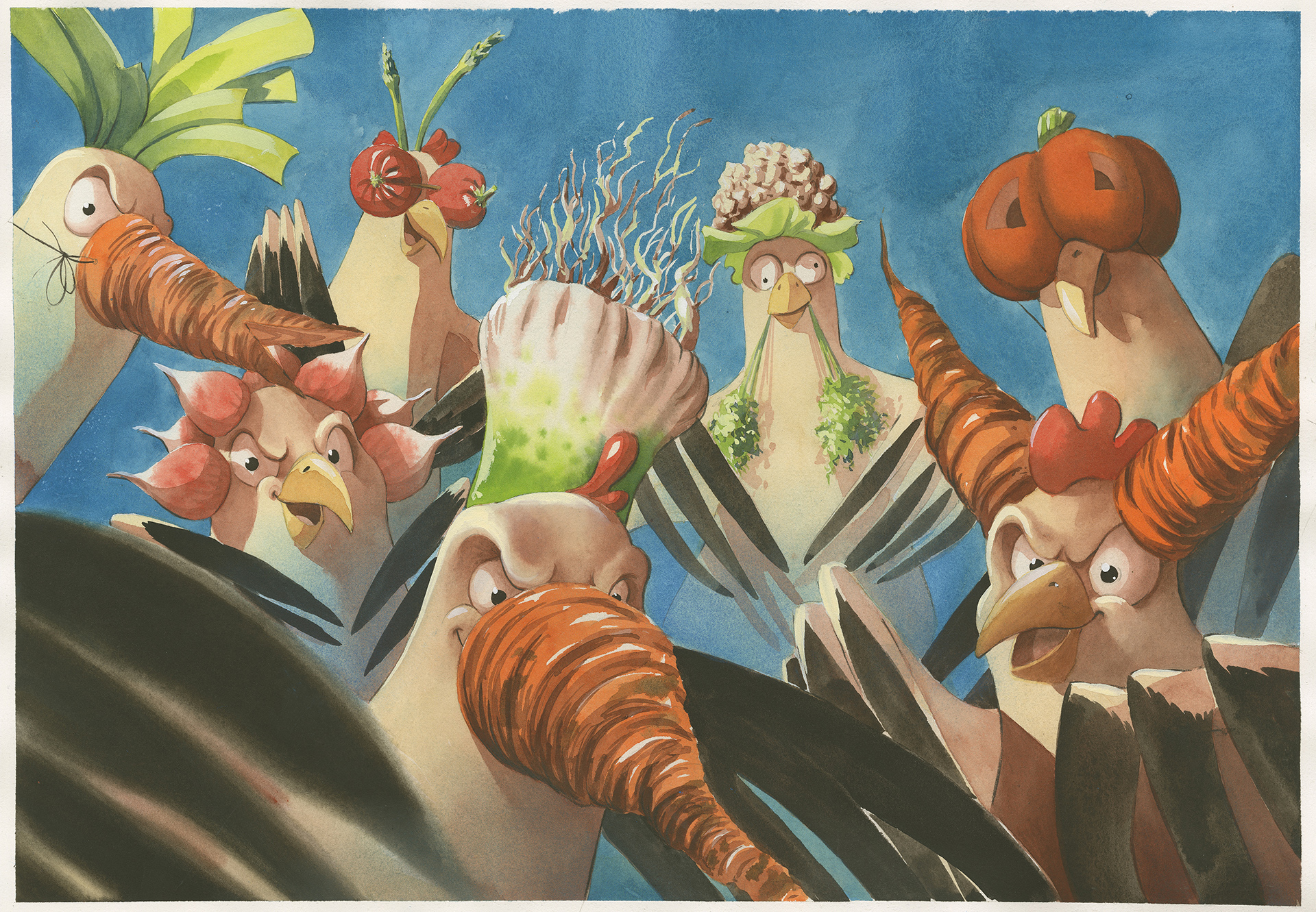 Thibault PRUGNE — Renard, Marcel et les poulettes — Tome 2 — Page 27 et 28 Thibault PRUGNE — Renard, Marcel et les poulettes — Tome 2 — Page 27 et 28