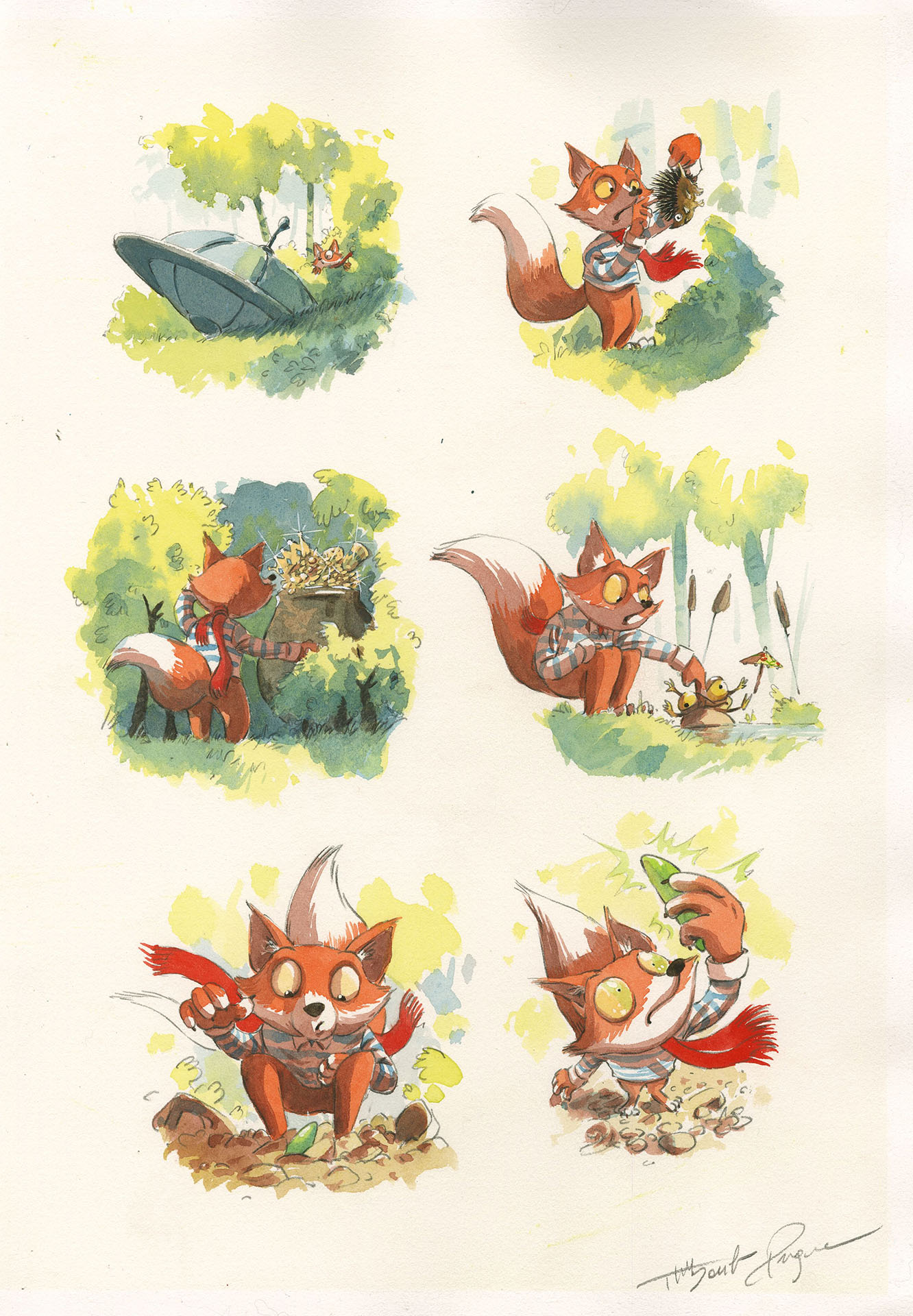 Thibault PRUGNE — Renard, Gloubi et le grizzli — Tome 3 — Page 9