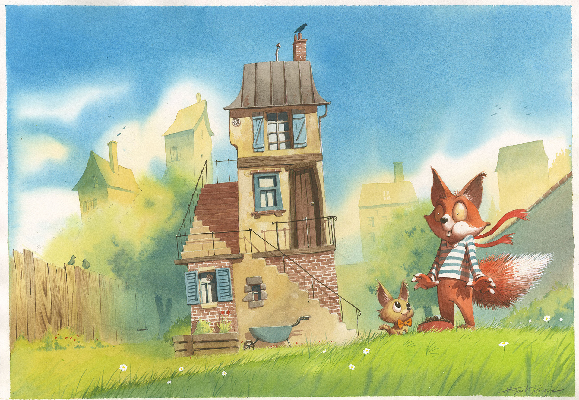 Thibault PRUGNE — Renard, le loup et Kiki — Tome 4 — Page 7 et 8