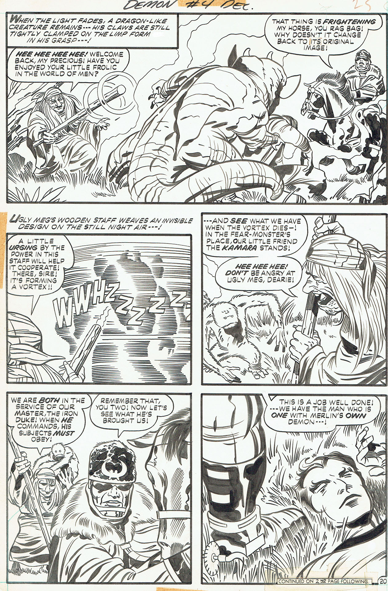 Jack KIRBY — The Demon — Issue 4 — Page 20