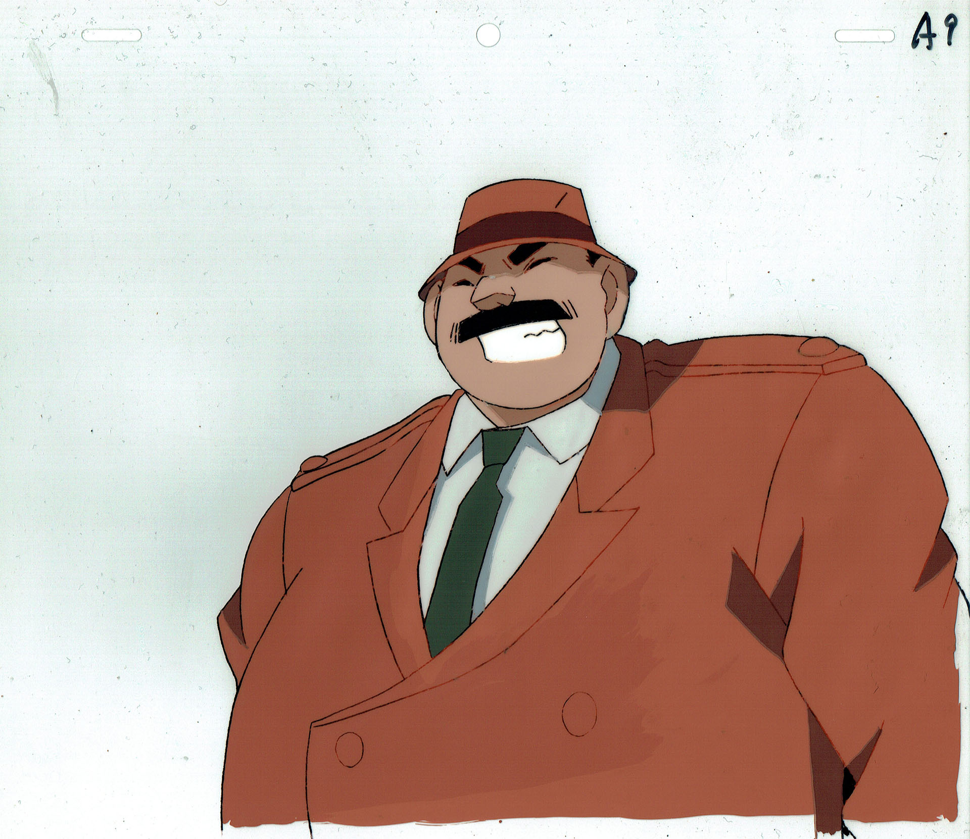  AOYAMA Gosho - DETECTIVE CONAN (Case closed) | 1233 – Case closed – Juzo Megure – Production cel A9 — Page 