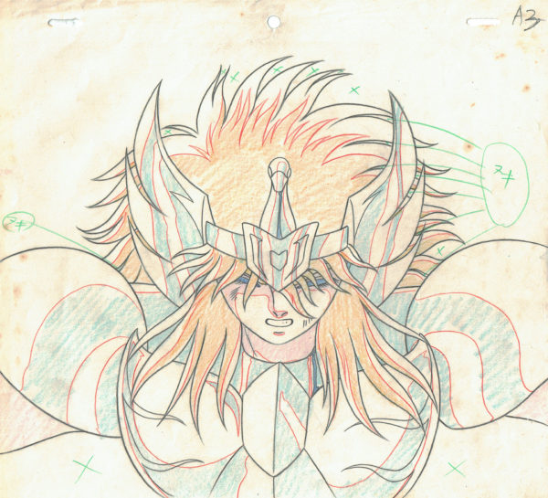 KURUMADA Masami - SAINT SEIYA : KNIGHTS OF THE ZODIAC (Seinto Seiya) — 1733 – Saint Seiya – Cygnus Hyoga – Douga A3