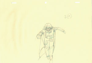 genga correction – Ayato Kirishima – Tokyo Ghoul – 1908 Comic Art
