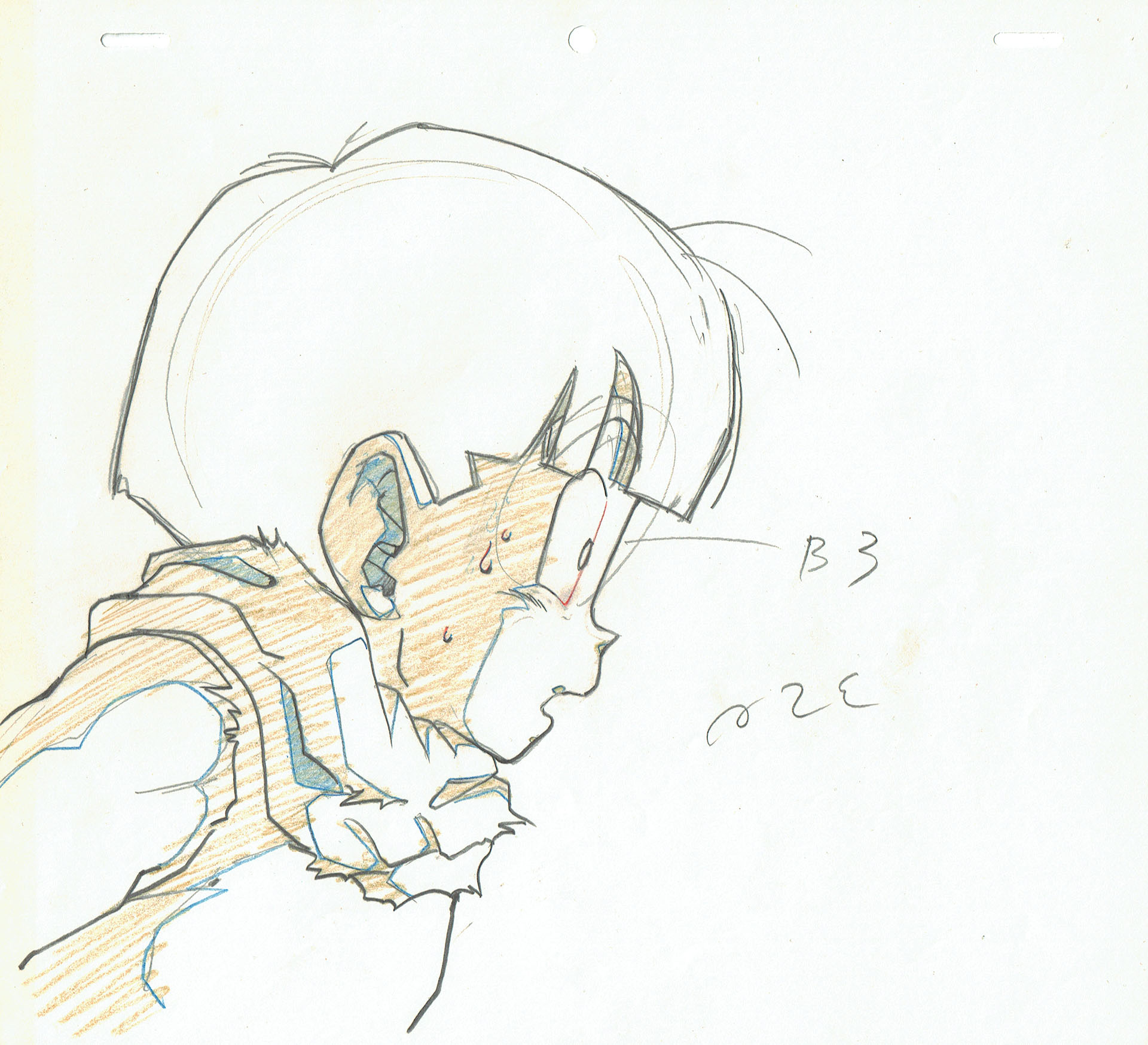 TORIYAMA Akira - DRAGON BALL — 2006 – Dragon Ball Z – Son Gohan – Genga B3