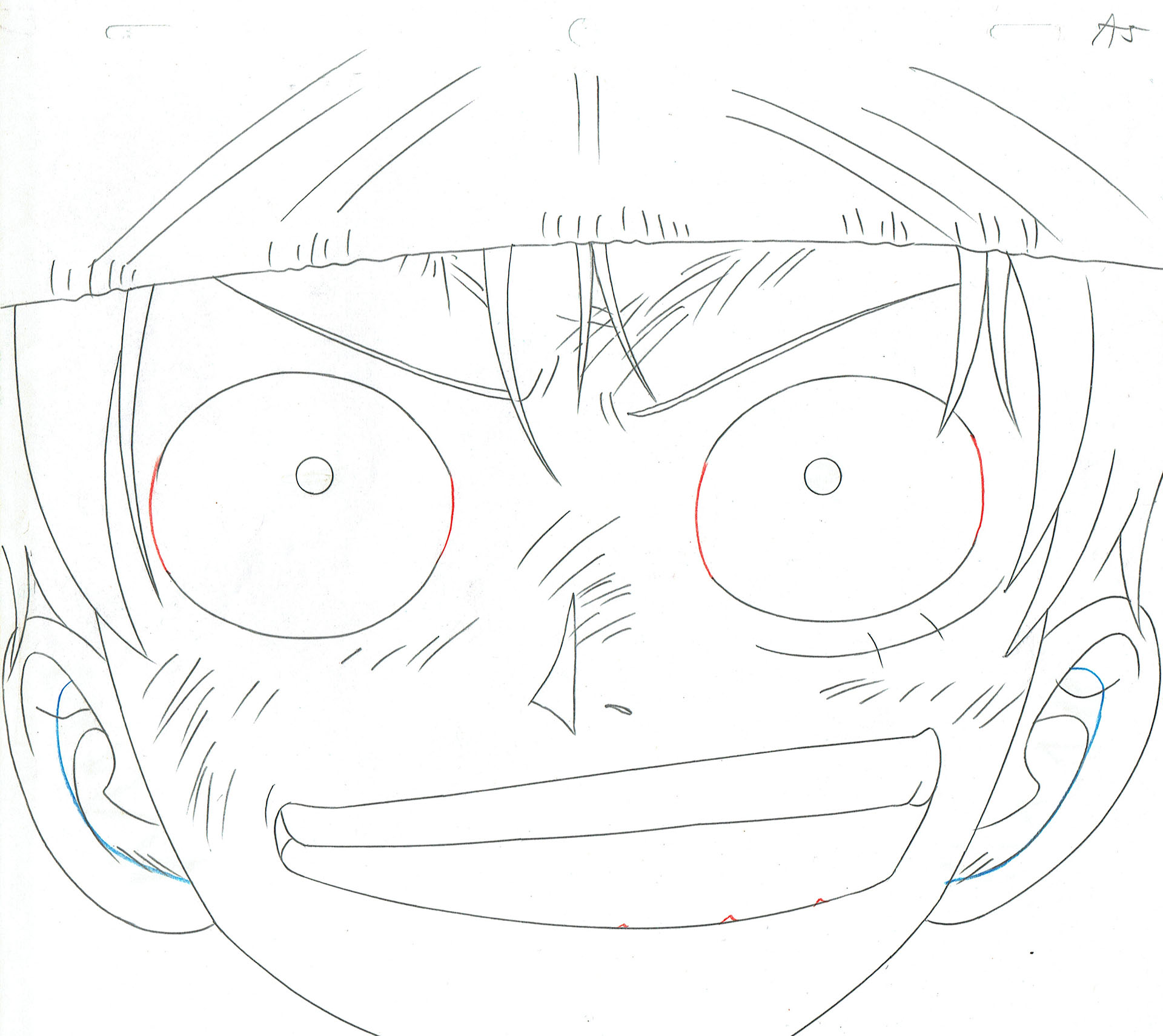  ODA Eiichiro - ONE PIECE | 1306 – One Piece – Monkey D. Luffy – Doga A5 — Page 