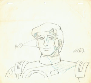 genga – Curtis Newton – Captain Future – 2019 Comic Art