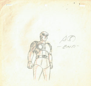 genga – Curtis Newton – Captain Future – 2020 Comic Art