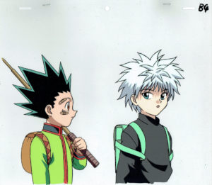 2269  Hunter X Hunter  Gon Freecss and Killua Zoldyck  Production cel Comic Art