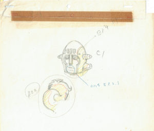 genga – Grag and Eek – Captain Future – 2490 Comic Art