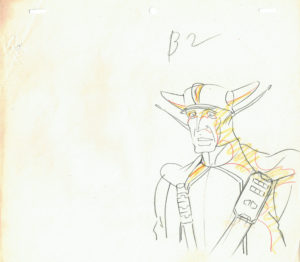 genga – Khinkir – Captain Future – 2492 Comic Art