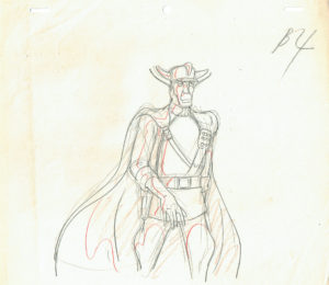 genga – Khinkir – Captain Future – 2493 Comic Art