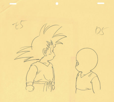 TORIYAMA Akira - DRAGON BALL | 2808 – Dragon Ball – Son Goku and Krillin – OAV 3 A mystical adventure – genga correction — Page 
