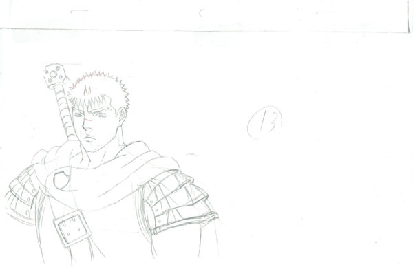 MIURA Kentaro - Berserk — 3081 – Berserk : l’âge d’or – Guts – Crayonné