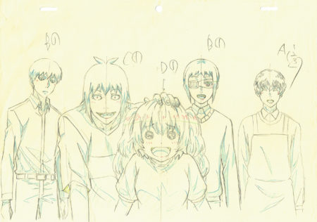 ISHIDA Sui - TOKYO GHOUL | correction genga – Urie, Shirazu, Saiko, Tooru, Ken Kaneki – Tokyo Ghoul : re – 3249