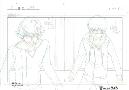 ISHIDA Sui - TOKYO GHOUL | layout – Nishio et Ken Kaneki – Tokyo Ghoul – 3250